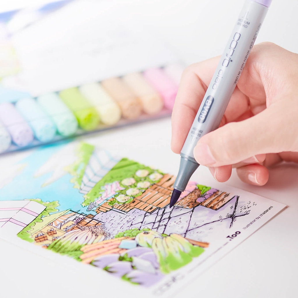 Copic Ciao Marker BV (Blue-Violet) Series CCM/BV - Satuan