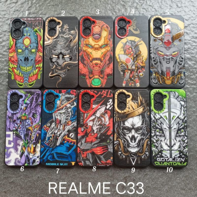 Case gambar Realme C33 motif cowok soft case softcase softshell silikon cover casing kesing housing