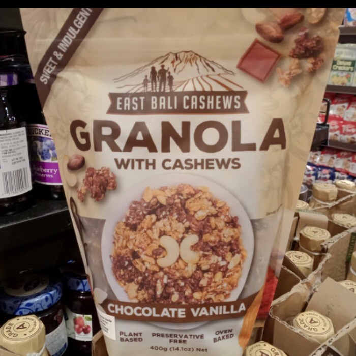 

East bali cashew granola chocolate vanilla 400gr