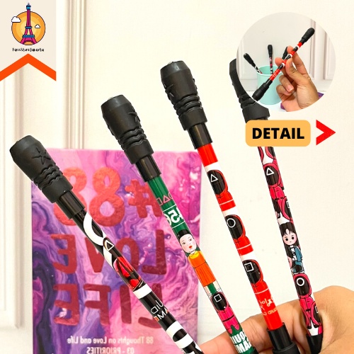 

Pulpen Gel Pen Magnet Putar Squid Game Spinning Pen Gel Import Funny Fancy Stuff Best Gift Stationery For School Alat Tulis Kantor Sekolah Ready Grosir Kado Ulang Tahun READY COD