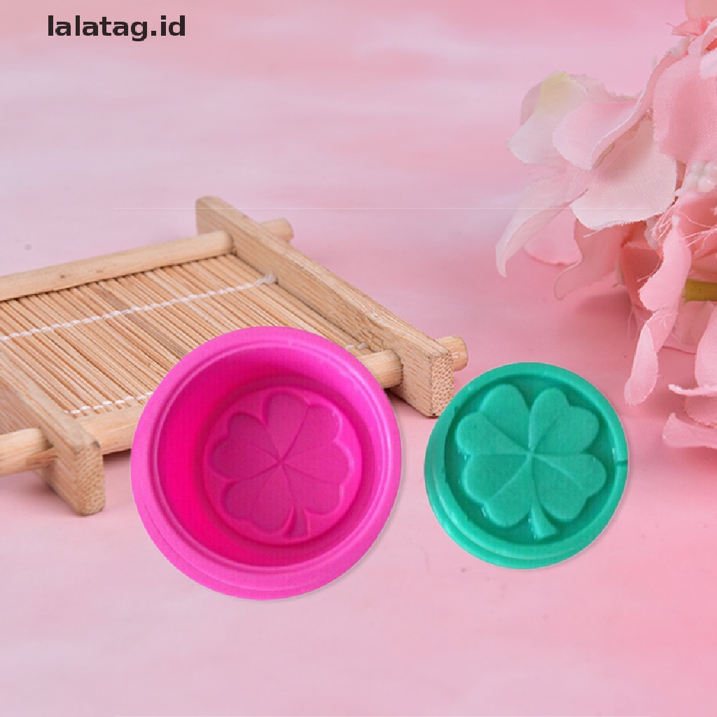 [lalatag] Semanggi Empat Daun Handmade DIY Silikon Sabun Cetakan Fondant Kue Decorag Tools [ID]