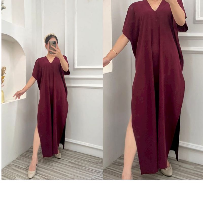 NAGITA LONG DRESS CRINCLE AIRFLOW