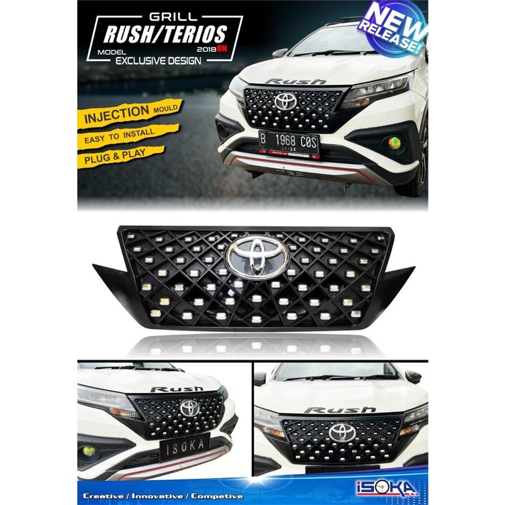 Grill Mobil All New Rush All New Terios Model Exclusive Presisi