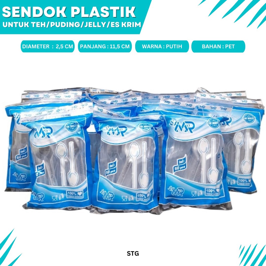 Sendok Es Krim Sendok Puding Sendok Kecil (Isi 50 Pcs-STG)