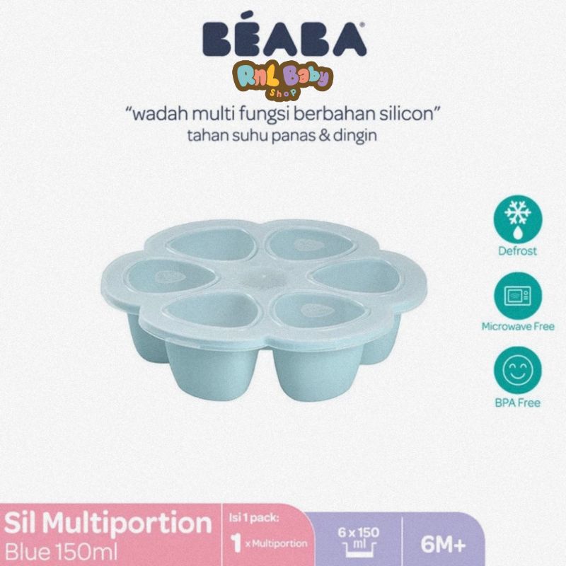 Beaba Sil Multiportions 150 ml - Wadah Penyimpanan Makanan Bayi