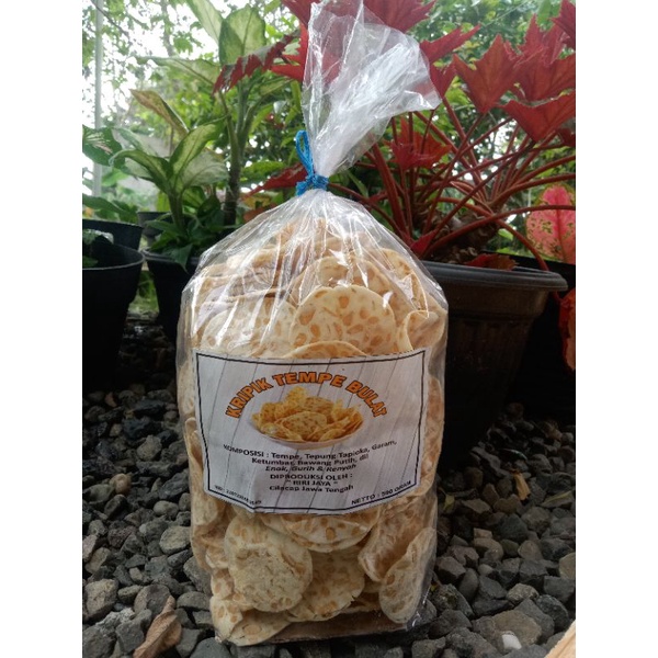 

kripik tempe bulat RJ kemasan 500gr