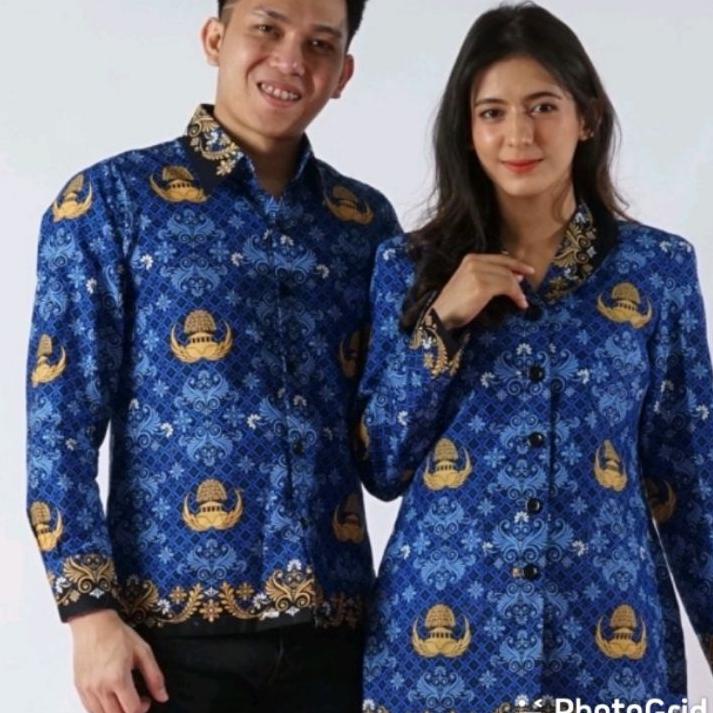 ZAF376 Batik korpri terbaru 2022. korpri premium.  korpri model baru . korpri wanita.  korpri pria .