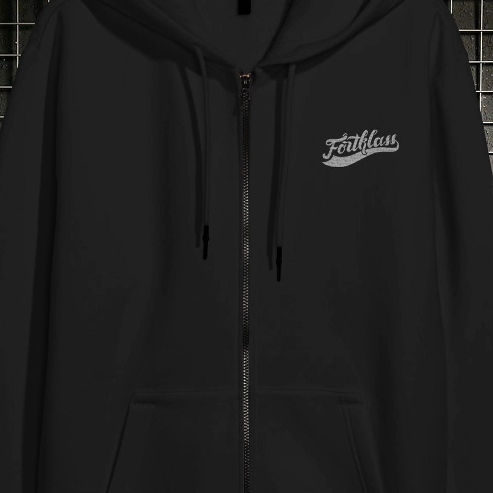 HIPNOPChristmas Deer Outerwear Unisex Zipper Sablon Pria Premium Jaket Pria Jumper Hoodie