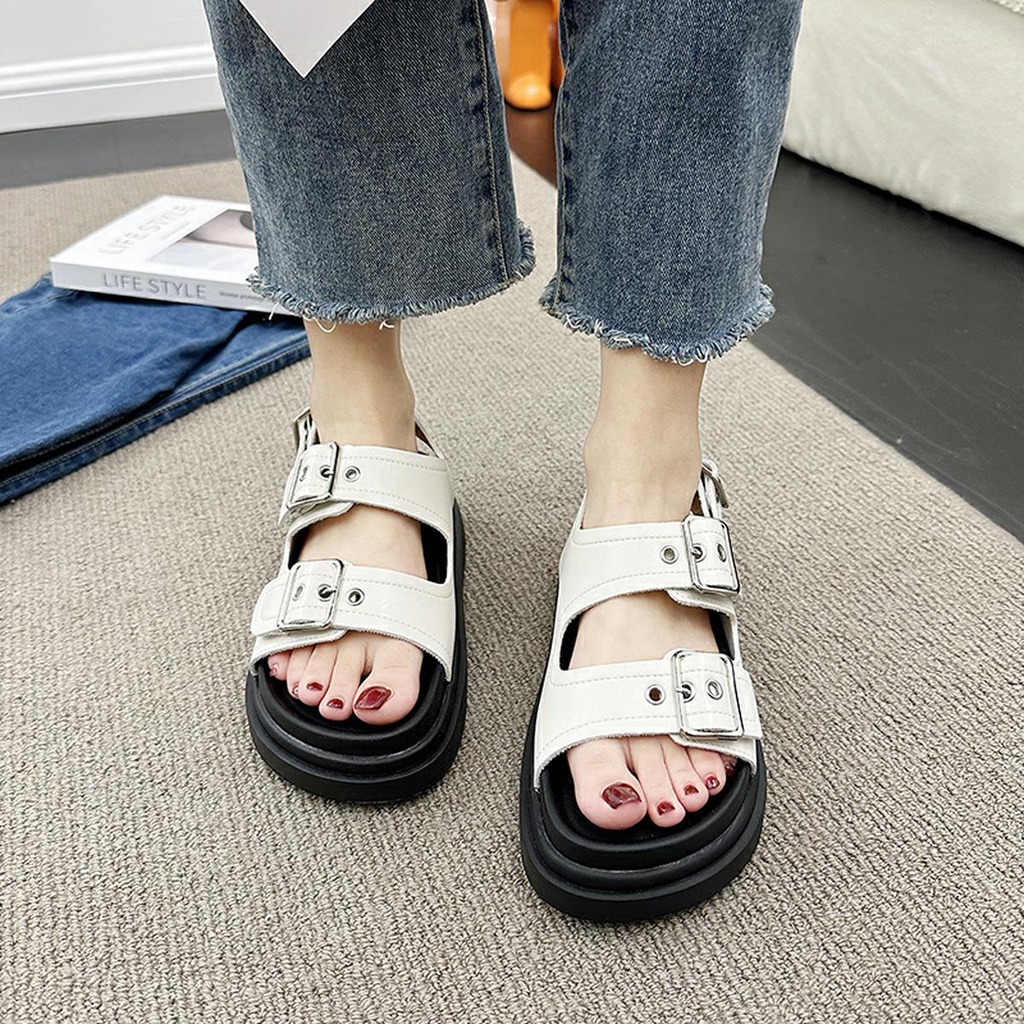 Sepatu Sandal Wanita Cantik Santai Sendal Slop Cewek Terbaru Stylis Keren Murah Nyaman Dipakai