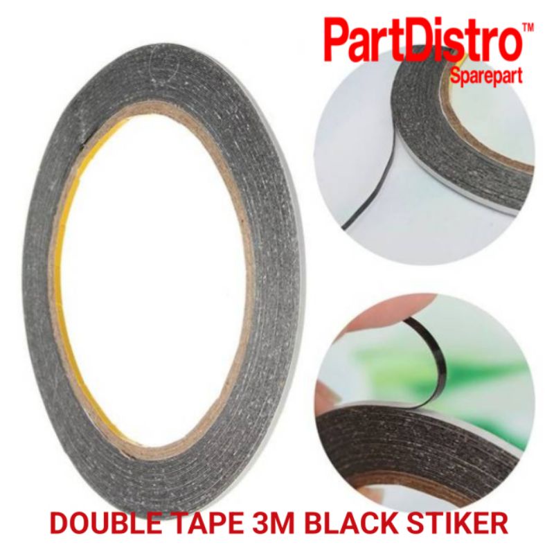 

DOUBLE TAPE 3M BLACK STICKER