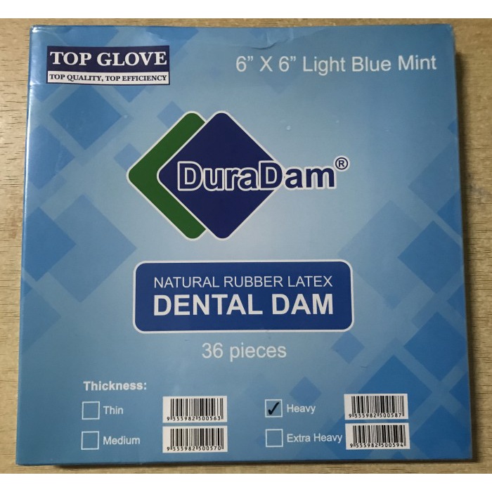 Jual DuraDam Rubber Dam Dental Rubber Dam Latex Dental Dam Shopee