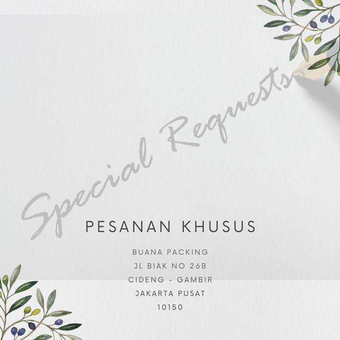 

PESANAN KHUSUS | 1kg | COD juwar01