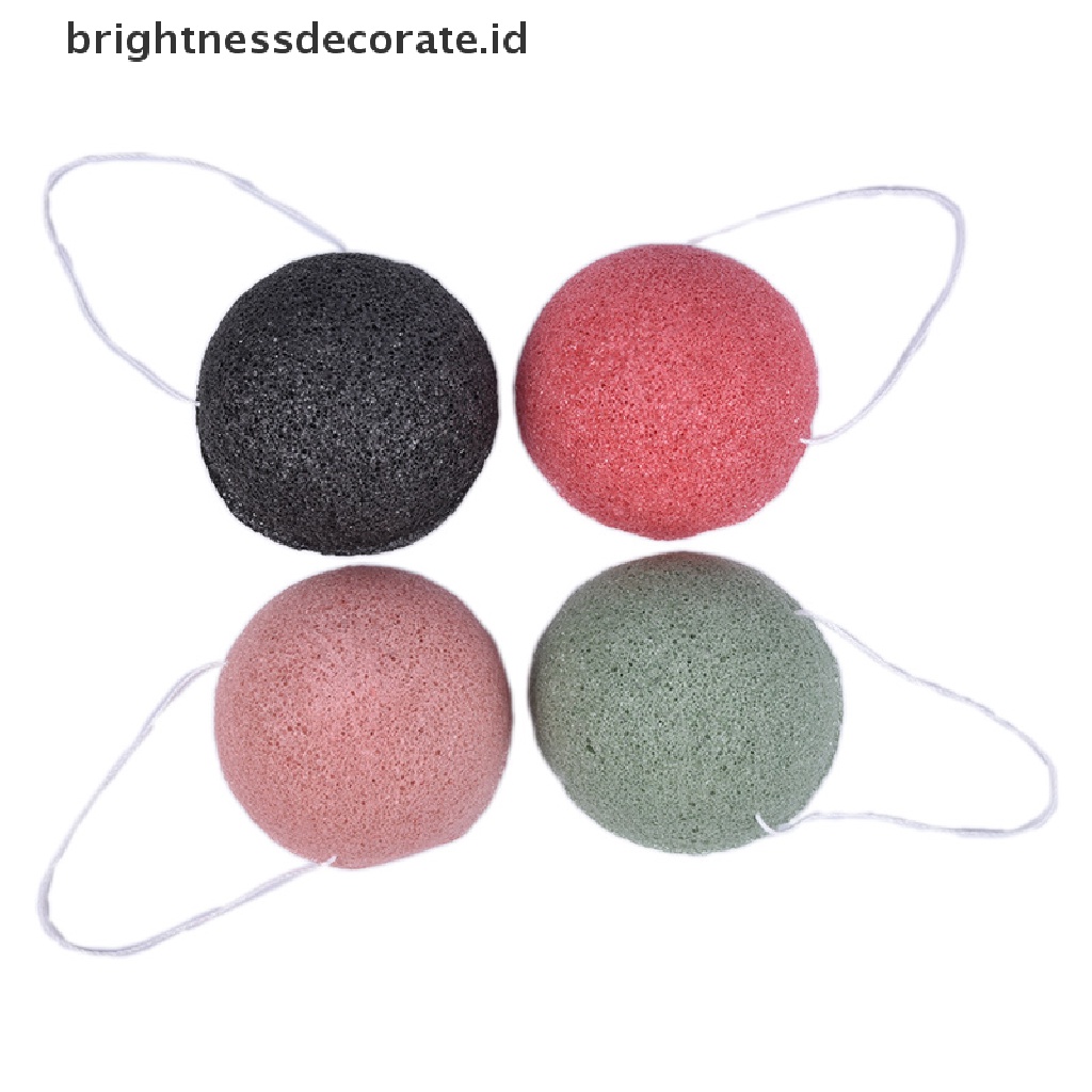 [Birth] Konjac Sponge Alami Konjac Puff Cuci Muka Spons Pembersih Makeup Konjac Sponge [ID]