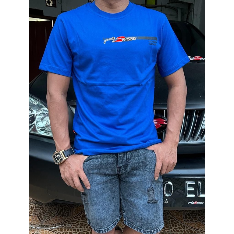 stelan pria terbaru kekinian // kaos&amp;celana pendek pria terbaru + paper bag kaos katun 24S premium import celana pendek pria denim motif sobek