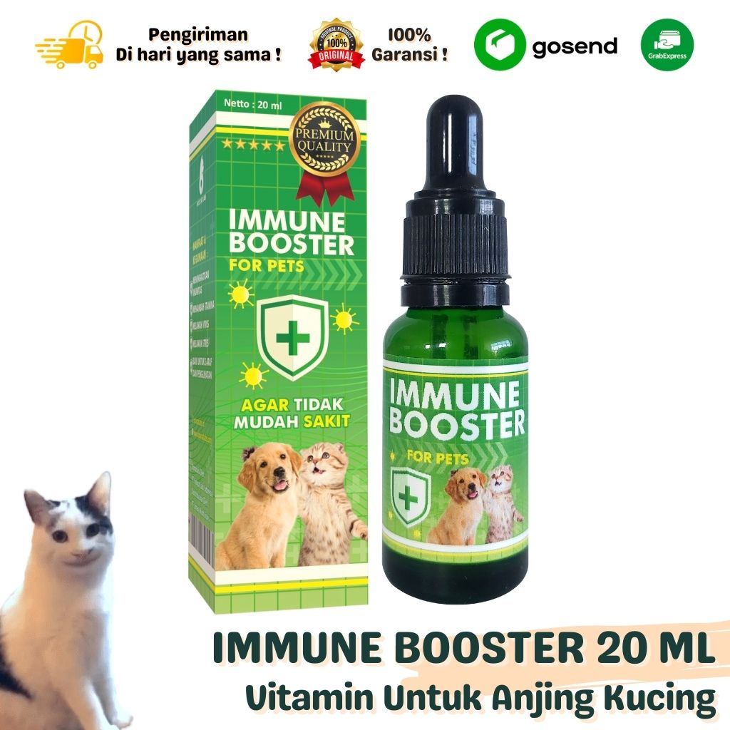 IMMUNE BOOSTER FOR CAT VITAMIN TETES UNTUK MELAWAN VIRUS KUCING ANJING