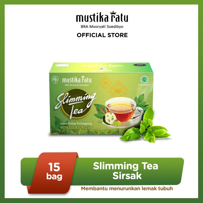 

Terlaris ✨ -MUSTIKA RATU Slimming Tea Herbal Pelangsing Badan Rasa Sirsak 15 Bags- 2.1.23