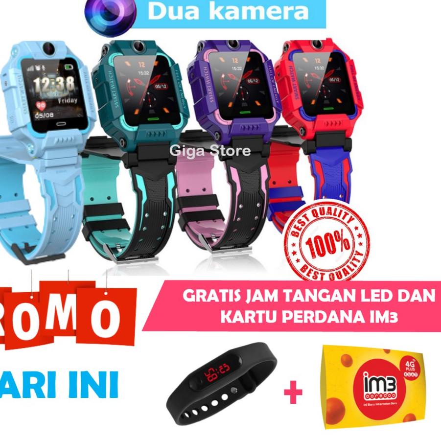 Depan Jam Imo Anak Z6 Dual Dua Kamera Jam Tangan Anak Smart Watch Smartwatch Imo Z6 Imoo Dual Camera