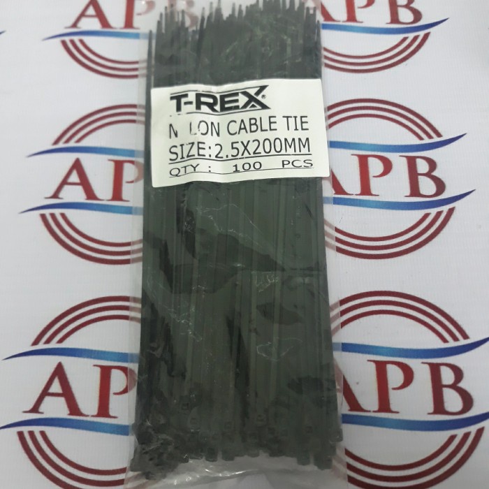 

Buruan serbu] Trex - Kabel ties 2,5 x 200 mm / 100 pcs Hitam