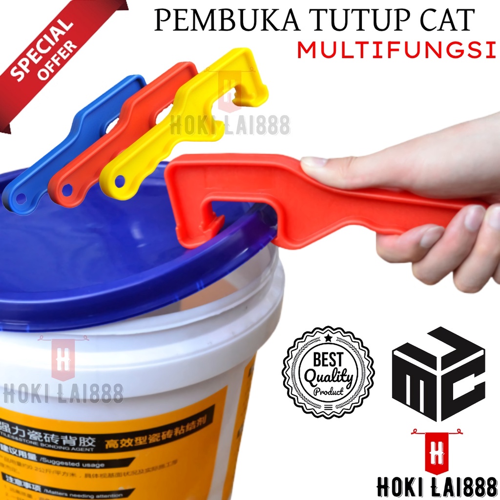 [HKL] PEMBUKA KALENG CAT / ALAT PEMBUKA TUTUP EMBER GALON CAT MINYAK PORTABLE BAHAN PLASTIK