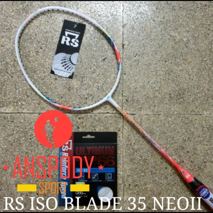 Sale Raket Badminton Rs Iso Blade 35 Neoii Bagus