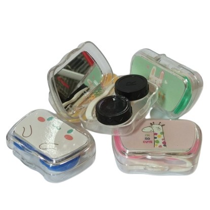 Tempat Softlens Karakter Case Softlens  Cermin Model Transaparan