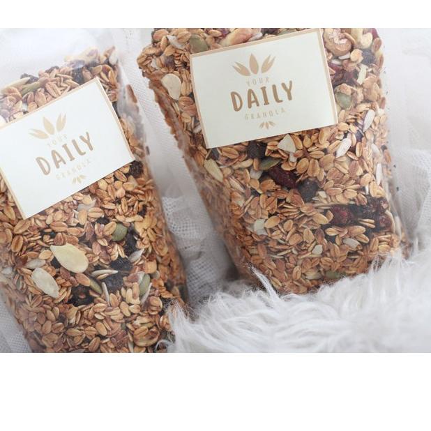 

♛ Granola 1 KG Crispy Roasted (Crunchy Mix) by YDG - Cereal Enak Murah ☇