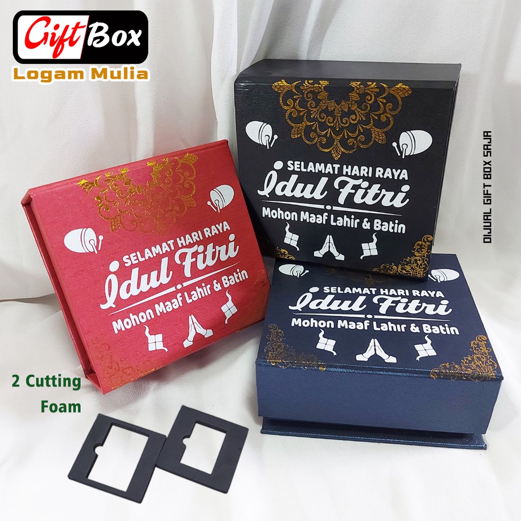 Gift Box LM Idul Fitri Hadiah Kado Hampers Lebaran untuk Antam dan Emas Lainnya - Kotak Emas