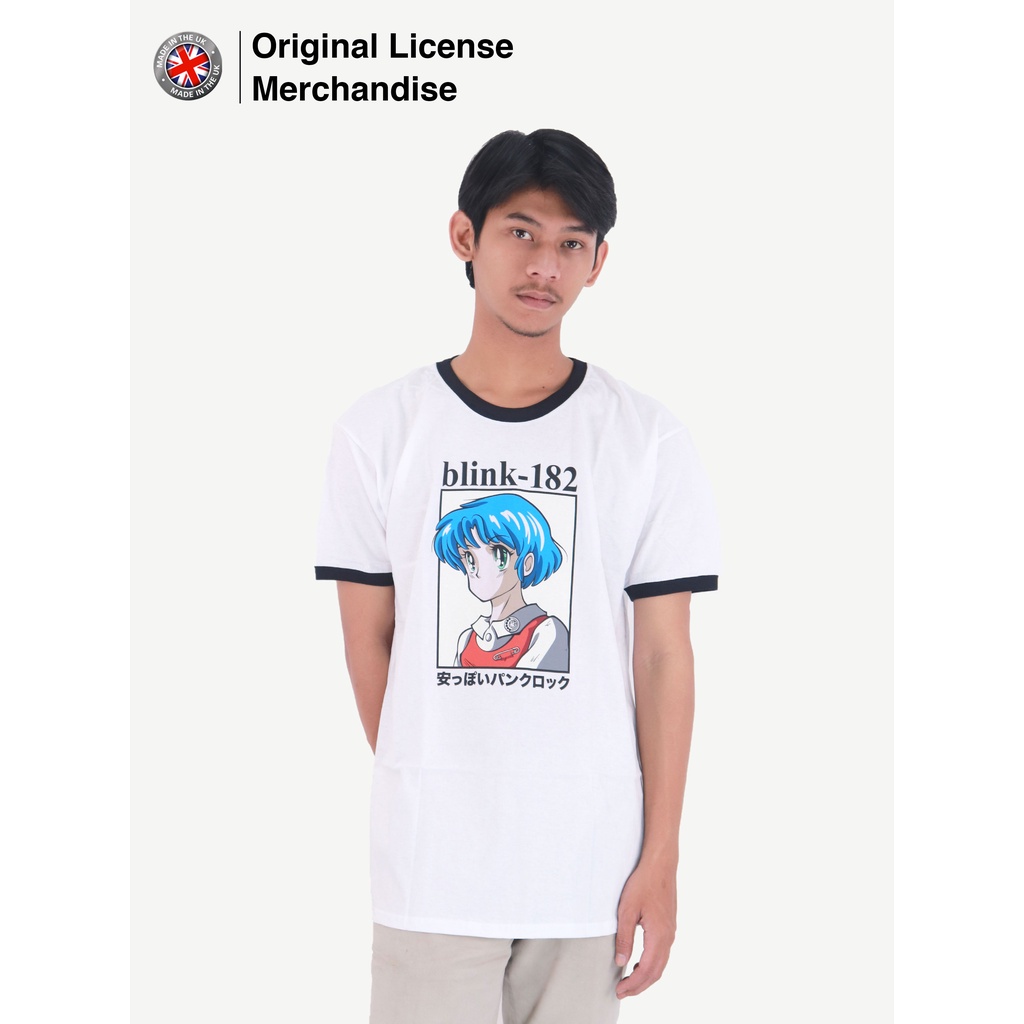 Kaos Baju Tshirt Premium Import Katun Casual Pria Wanita Dewasa Musik Band BLINK182 Original Anime R