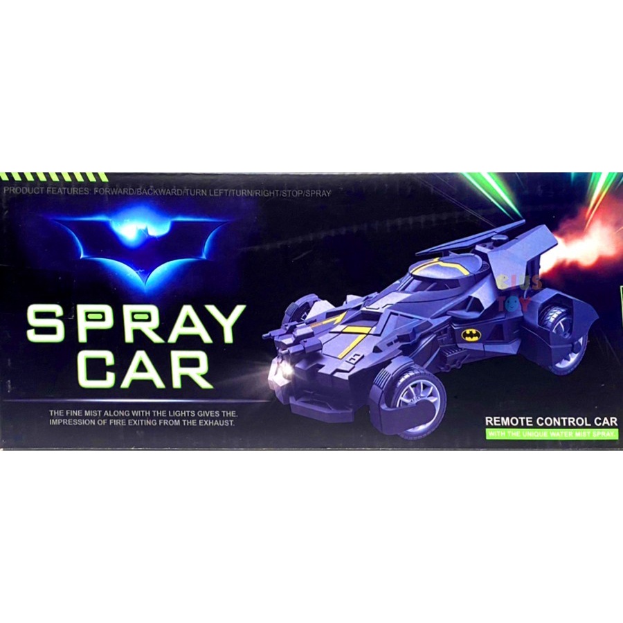 M195 Mainan Mobil Remote Control Batman Spray Car | Batmobile MBS