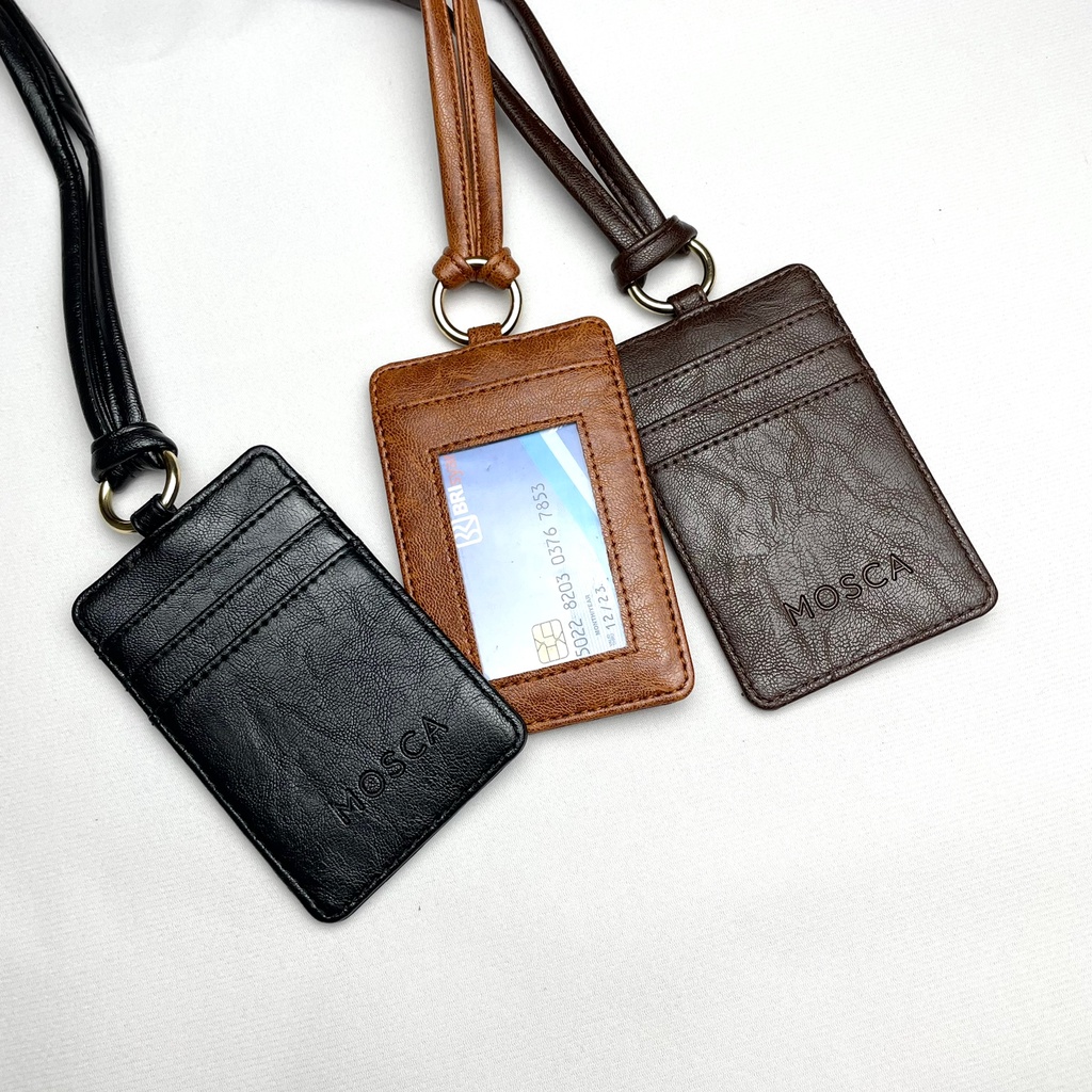 CardHolder Wanita Lanyard id card (Sephia by Mosca) Dompet kartu