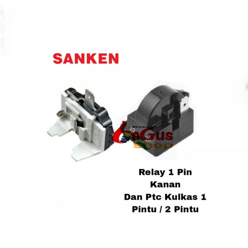 Relay Ptc Overload Kulkas Sanken 1 Pintu