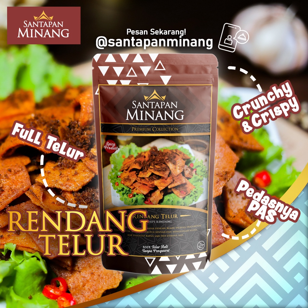 

Rendang Telur Kering Santapan Minang Premium