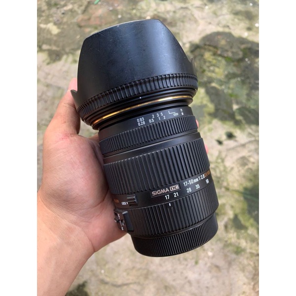 LENSA WIDE SIGMA 17-50MM FOR CANON MULUS SIAP PAKAI TERMURAH