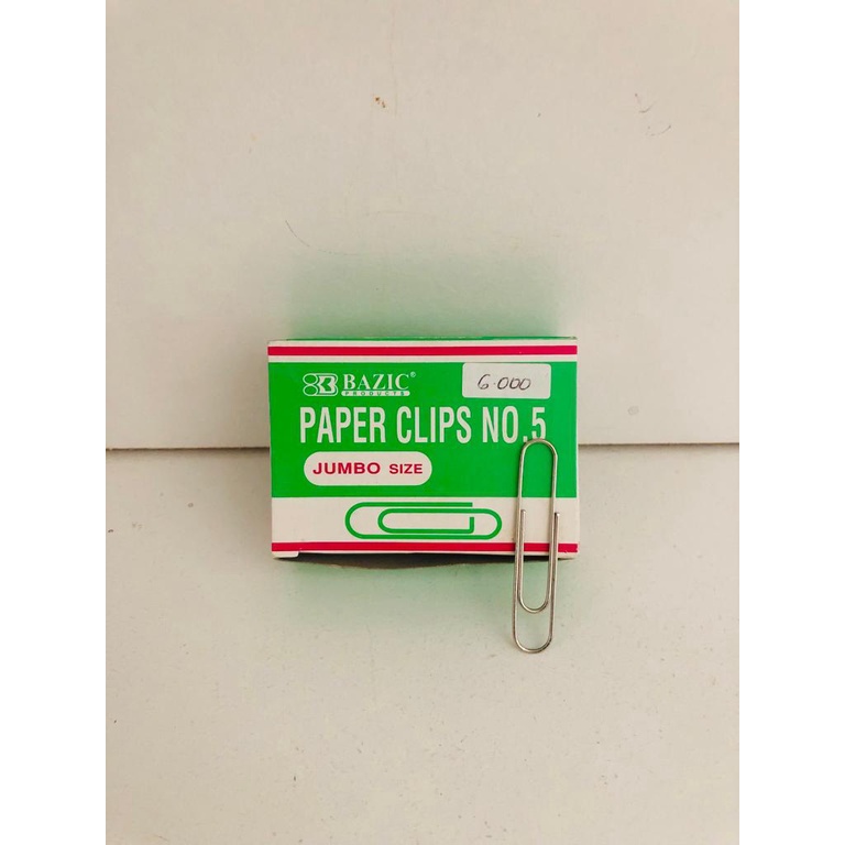 

Paper Clips Bazic No.5 Jumbo