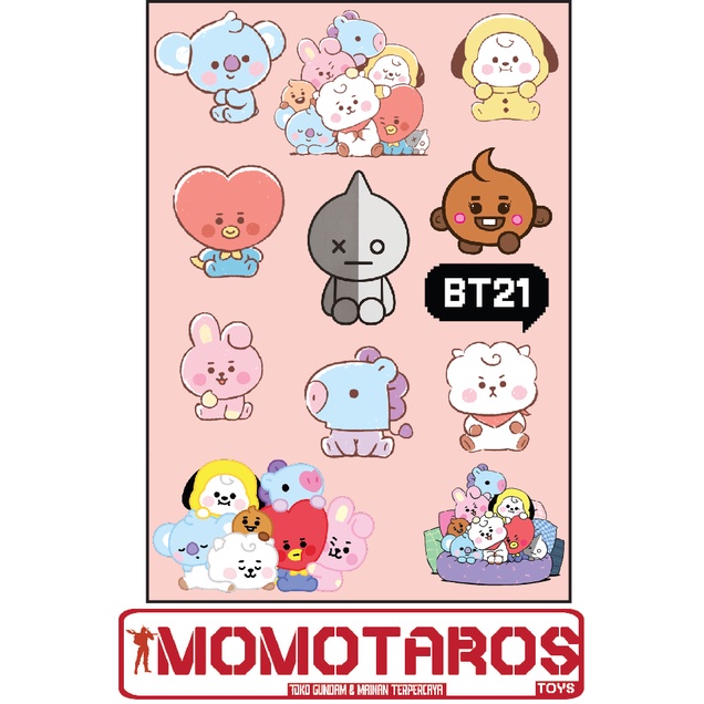 

Sticker murah anti air BT21 1 pc