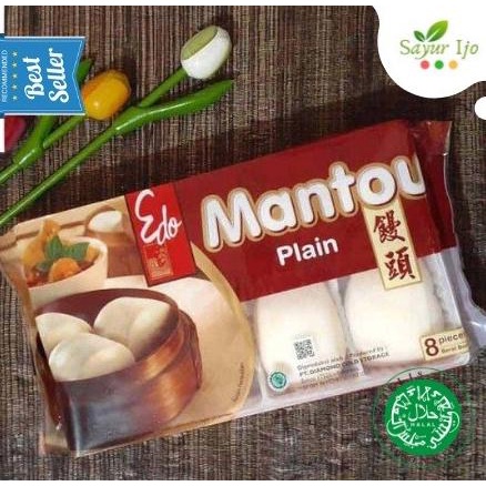 

Edo Mantou Plain 320 Gram Isi 8 Pcs Fresh Frozen Bakpau Mini Pau HALAL