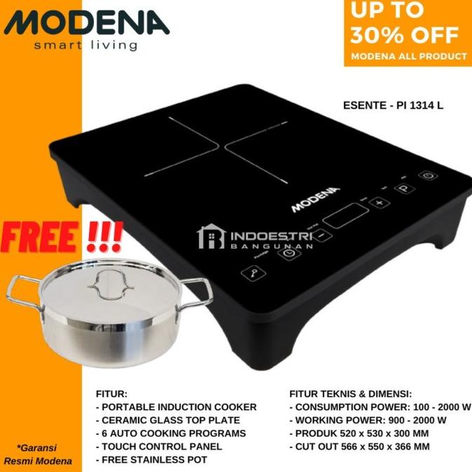 Jual Kompor Induksi Listrik Portable Modena Pi L Induction