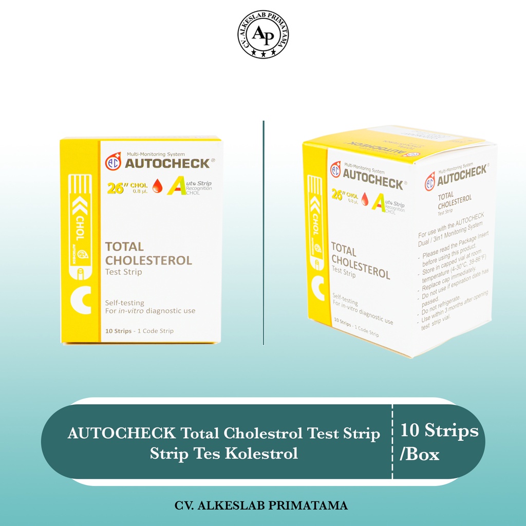 Strip AutoCheck Cholesterol / AutoCheck Kolesterol Strip