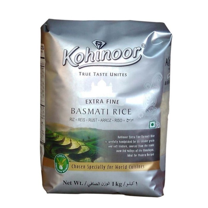 

{{{{{{] Basmati Rice Kohinoor Extra Fine Premium / Beras Basmaati India Kabuli