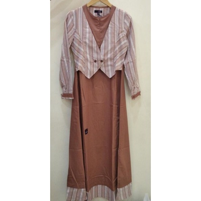 GAMIS MUTIF MAIZURA PEACH