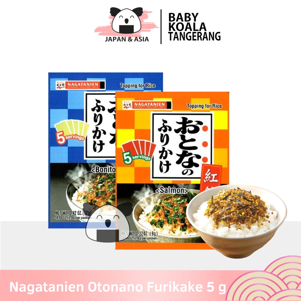

NAGATANIEN Otonano Furikake | Salmon Cakalang | Abon Jepang
