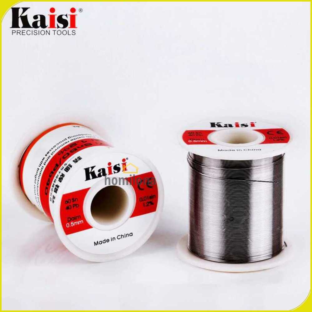 Kaisi Kawat Timah Solder Tin Lead Sn60/Pb40 0.3mm 50gr
