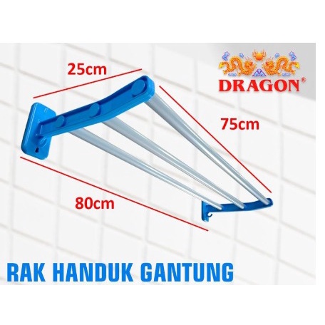 Rak Gantung Handuk Tempel Kamar Mandi Serbaguna Termurah