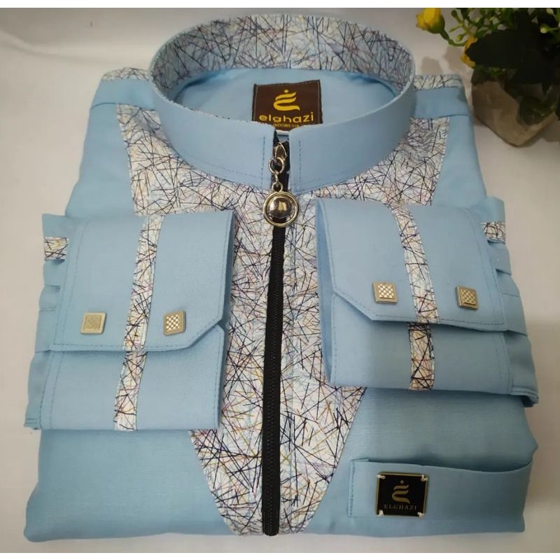 [COD]  THOBE 3 ELGHAZI [JUBAH PRINCE] ELGHAZI PREMIUM ORIGINAL MODEL AL HAROMAIN | JUBAH SULTHAN SUL