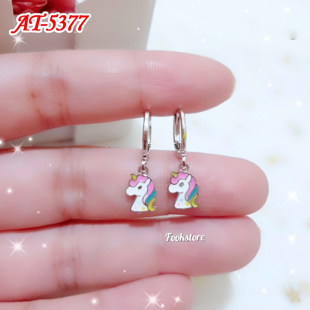 TERBARU ANTING ANAK XUPING WARNA SILVER KARAKTER PONY