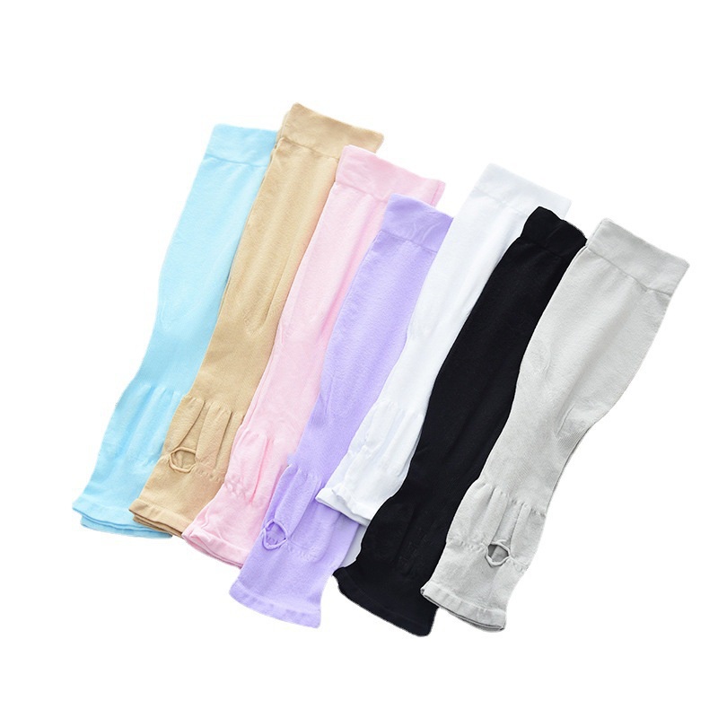 RAB ST369 Manset Tangan Polos Handsock Pria Wanita Muslimah Manset Stocking Lengan