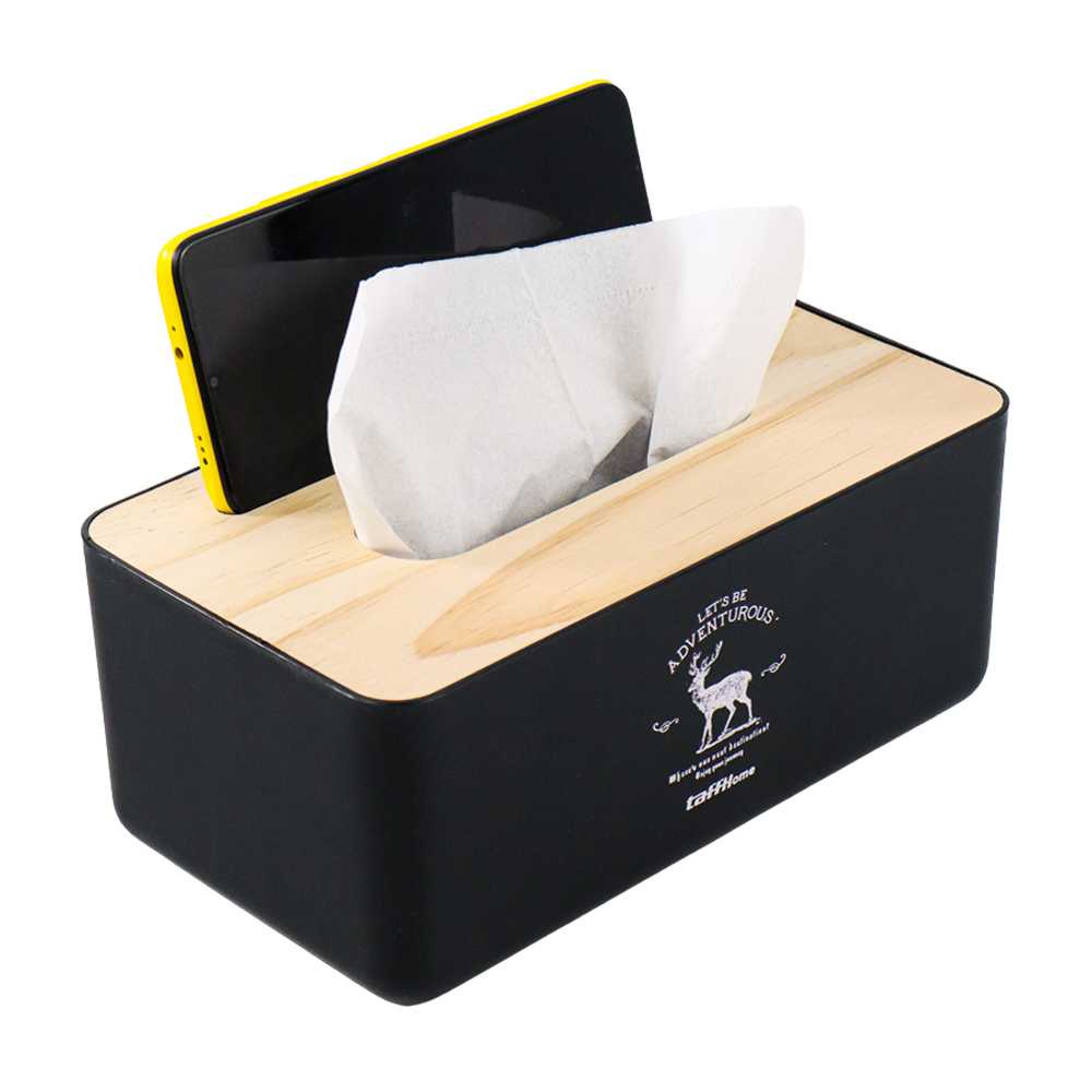 Kotak Tisu Kayu Solid Wooden Tissue Box - ZJ007