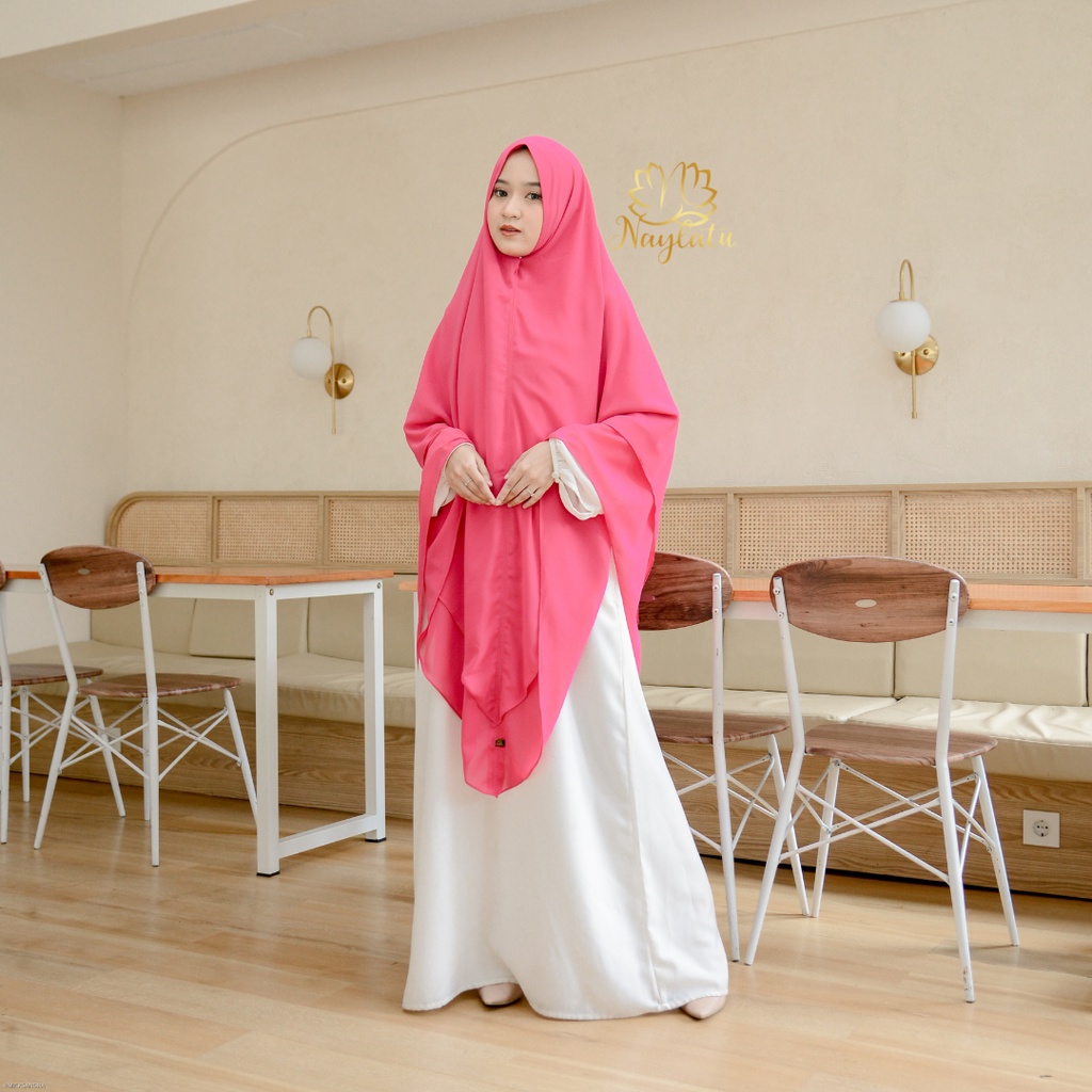 Naylatu Jilbab Hijab Khimar Kintanimanda Babydoll