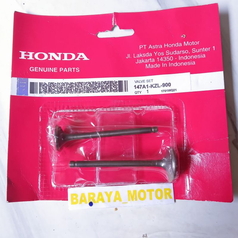 Payung klep In&Ex Honda Beat Fi Scoopy Fi Spacy Fi KZL Original