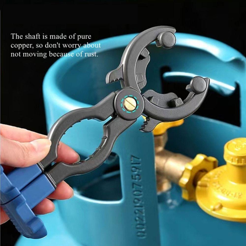 Lanfy Kunci Katup Gas Hand Repair Tool Pembuka Botol Nutcracker Multi Fungsi Untuk Tangki Gas Pembuka Kaleng Gas Valve Spanner